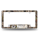 NFL Green Bay Packers 12" x 6" Chrome All Over Automotive License Plate Frame for Car/Truck/SUV By Rico Industries