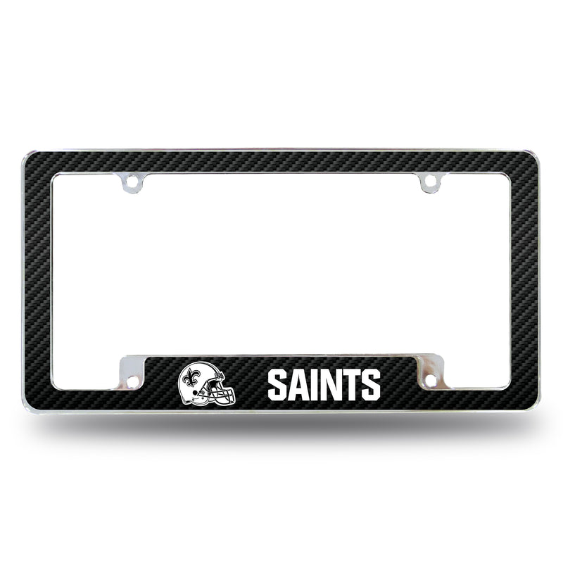 Saints Custom Carbon Fiber All Over Chrome Frame (Bottom Oriented)