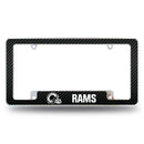 Rams Helmet Logo Carbon Fiber All Over Chrome Frame