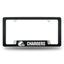 Chargers Helmet Logo Carbon Fiber All Over Chrome Frame
