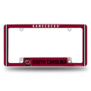 South Carolina University Alternate Design All Over Chrome Frame - Bottom Oriented