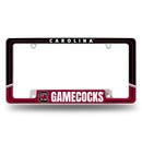 South Carolina Gamecocks Two-Tone Design All Over Chrome Frame