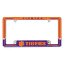 Clemson Two-Tone All Over Chrome Frame