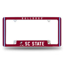 South Carolina State Bulldogs All Over Chrome License Plate Frame