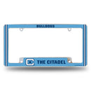 Citadel Bulldogs Classic Stripe Design All Over Chrome Frame