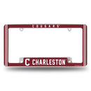 Charleston Cougars All Over Chrome License Plate Frame