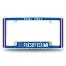 Presbyterian Blue Hose All Over Chrome License Plate Frame