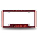 Claflin Panthers All Over Chrome License Plate Frame