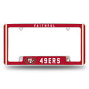 SF 49ers "Faithful" All Over Chrome Frame