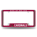 AZ Cardinals "Rise Up Red Sea" All Over Chrome Frame