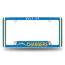 LA Chargers "Bolt Up" All Over Chrome Frame