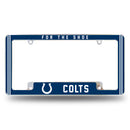 Indianapolis Colts "For The Shoe" All Over Chrome Frame