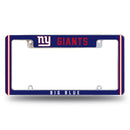 NY Giants "Big Blue" All Over Chrome Frame
