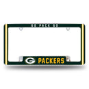 Gb Pakers "Go Pack Go" All Over Chrome Frame
