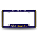 Baltimore Ravens "Ravens Flock" All Over Chrome Frame