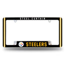 Pittsburgh Steelers "Steel Curtain" All Over Chrome Frame