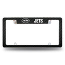 Jets Helmet Logo Carbon Fiber All Over Chrome Frame