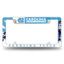 NCAA North Carolina Tar Heels 12" x 6" Chrome All Over Automotive License Plate Frame for Car/Truck/SUV By Rico Industries