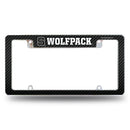 North Carolina State Carbon Fiber Design All Over Chrome Frame