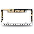 Wake Forest Demon Deacons All Over Chrome Frame
