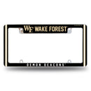Wake Forest Alternate Design All Over Chrome Frame - Top Oriented