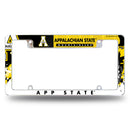 NCAA Appalachian State Mountaineers 12" x 6" Chrome All Over Automotive License Plate Frame for Car/Truck/SUV By Rico Industries