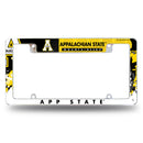 NCAA Appalachian State Mountaineers 12" x 6" Chrome All Over Automotive License Plate Frame for Car/Truck/SUV By Rico Industries