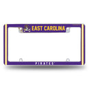 East Carolina Alternate Design All Over Chrome Frame - Top Oriented
