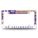 Western Carolina All Over Chrome Frame (Top Oriented)
