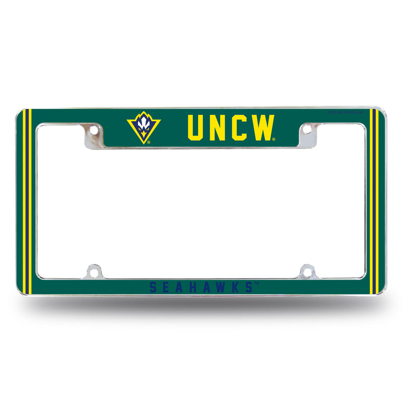 North Carolina - Wilmington Alternate Design All Over Chrome Frame - Top Oriented