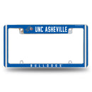 Unc Asheville Bulldogs All Over Chrome License Plate Frame