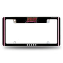Shaw Bears All Over Chrome License Plate Frame