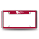 Bates Bobcats All Over Chrome License Plate Frame