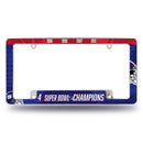 New York Giants 4x Super Bowl Champs All Over Chrome Frame