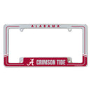 Alabama University Two-Tone All Over Chrome Frame