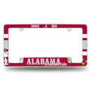 Alabama Crimson Tide Peanuts Game Day All Over Chrome Frame