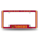 Tuskegee Golden Tigers All Over Chrome License Plate Frame