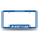 Alabama–Huntsville Chargers All Over Chrome License Plate Frame