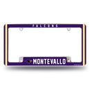 Montevallo Falcons All Over Chrome License Plate Frame