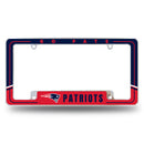 Patriots Two-Tone All Over Chrome Frame
