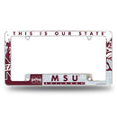 Mississippi State All Over Chrome Frame