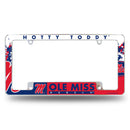 Mississippi University All Over Chrome Frame (Bottom Oriented)