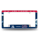 LSU Tigers America 250 All Over Chrome License Plate Frame