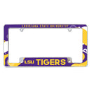 LSU Wave All Over Chrome Frame