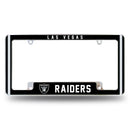 Raiders Alternate Design All Over Chrome Frame - Bottom Oriented