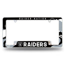 Raiders Wave All Over Chrome Frame