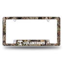 Tennessee University / Mossy Oak Camo Break-Up Country All Over Chrome Frame (Bottom Oriented)