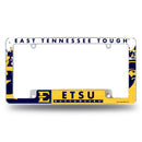 East Tennessee State All Over Chrome Frame (Bottom Oriented)