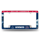 Dallas Cowboys America 250 All Over Chrome License Plate Frame