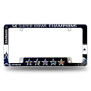 Cowboys 5 Time Super Bowl Champions All Over Chrome Frame